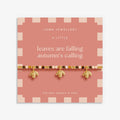 Joma Jewellery Autumn's Calling A Little Leaves Are Falling Autumn Is Calling Gold Plated Bracelet