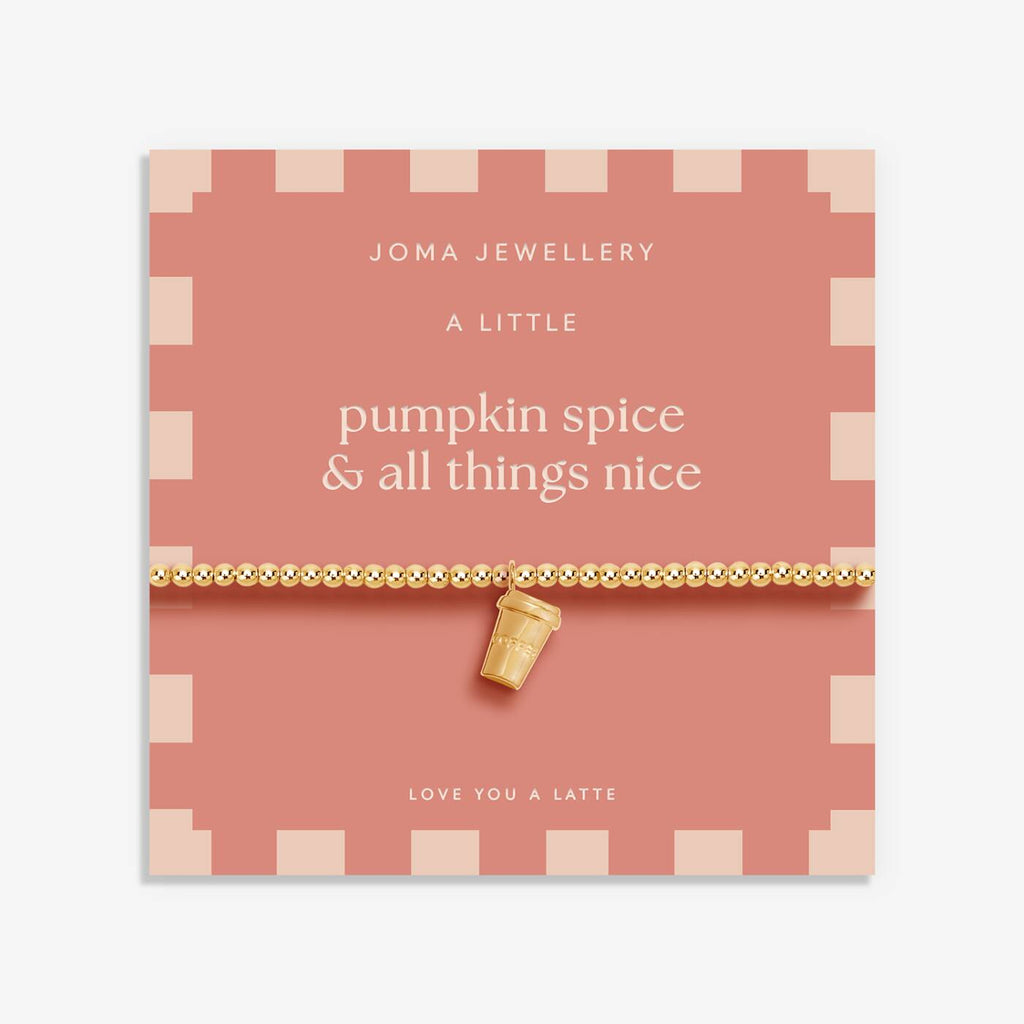 Joma Jewellery Autumn's Calling A Little Pumpkin Spice And All Things Nice Gold Plated Bracelet