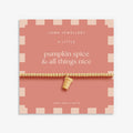Joma Jewellery Autumn's Calling A Little Pumpkin Spice And All Things Nice Gold Plated Bracelet