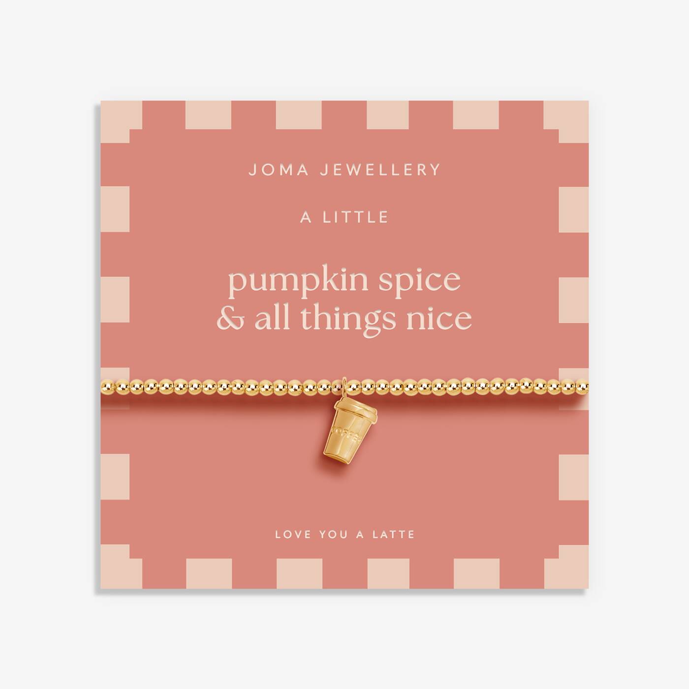 Joma Jewellery Autumn's Calling A Little Pumpkin Spice And All Things Nice Gold Plated Bracelet