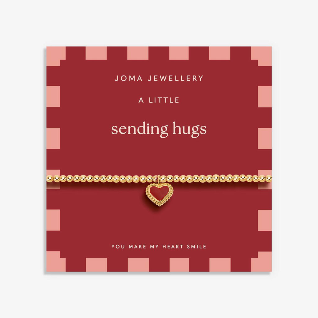 Joma Jewellery Autumn's Calling A Little Sending Hugs Gold Plated Bracelet