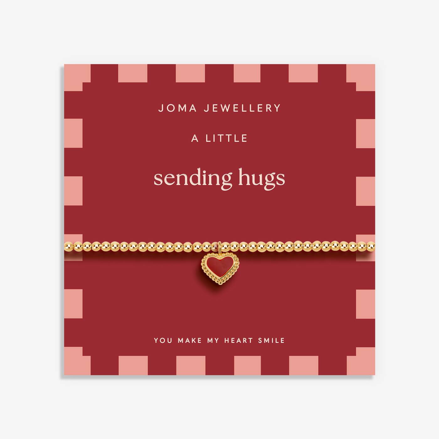 Joma Jewellery Autumn's Calling A Little Sending Hugs Gold Plated Bracelet