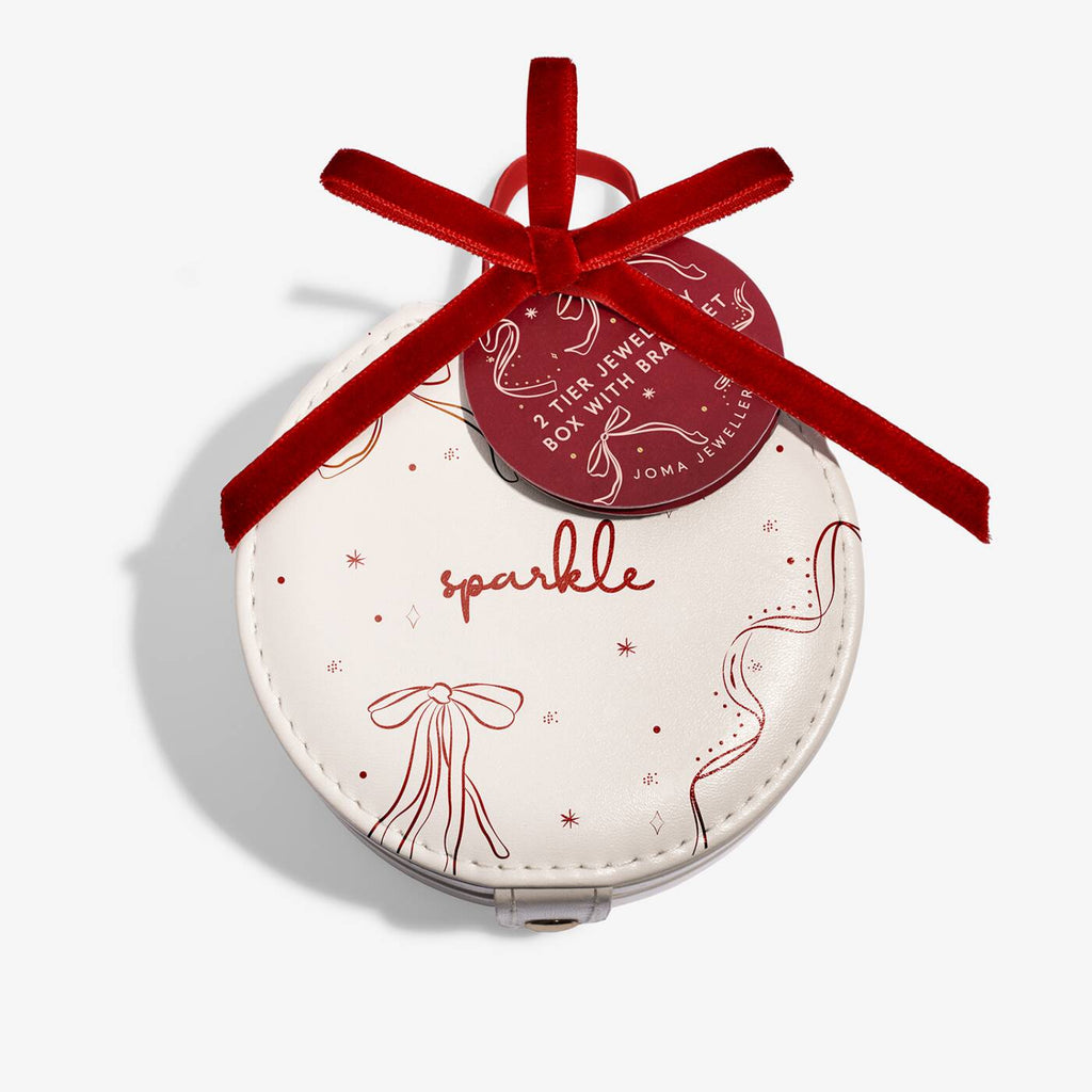 Joma Jewellery Bauble Jewellery Box Always Sparkle Silver Plated Bracelet