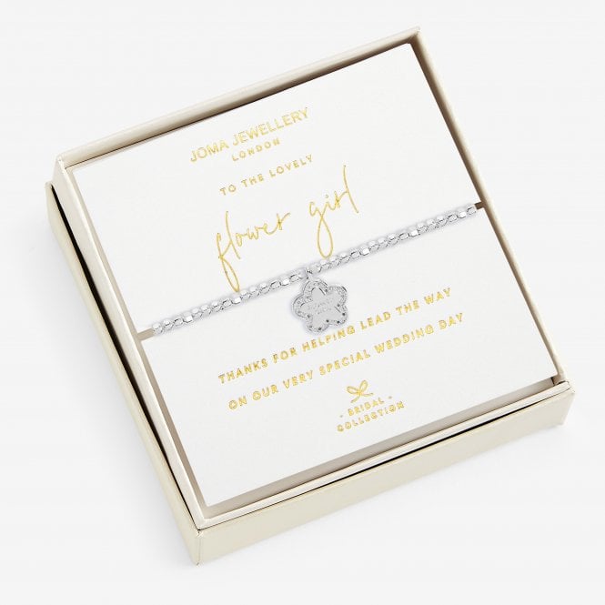 Joma Jewellery Beautifully Boxed To The Lovely Flower Girl Bracelet