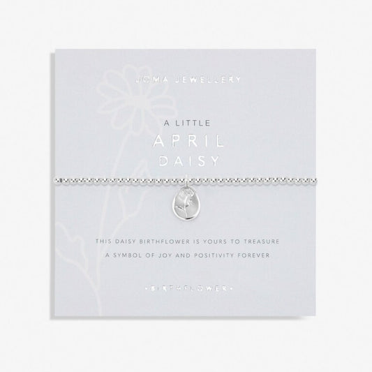 Joma Jewellery Birthflower A Little April Daisy Bracelet