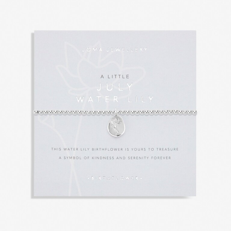Joma Jewellery Birthflower A Little July Water Lily Bracelet