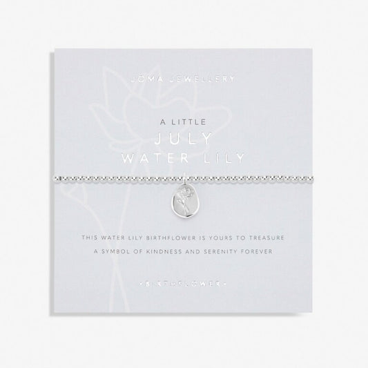 Joma Jewellery Birthflower A Little July Water Lily Bracelet
