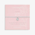 Joma Jewellery Birthflower A Little June Rose Bracelet
