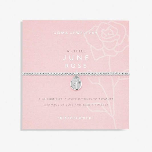 Joma Jewellery Birthflower A Little June Rose Bracelet