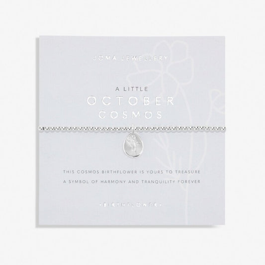 Joma Jewellery Birthflower A Little October Cosmos Bracelet