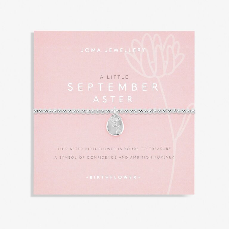 Joma Jewellery Birthflower A Little September Aster Bracelet
