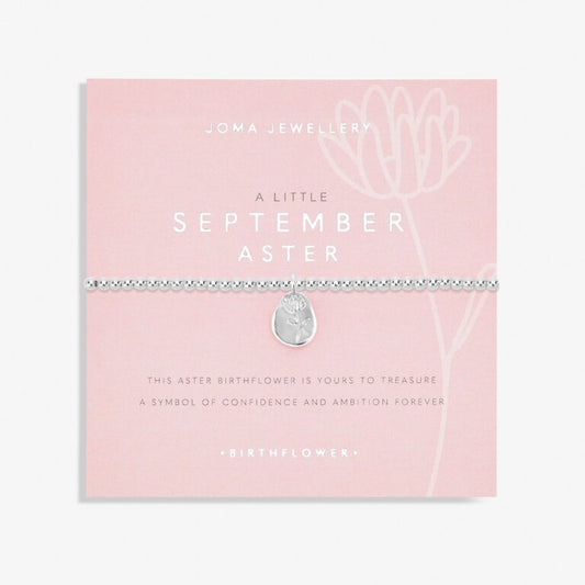 Joma Jewellery Birthflower A Little September Aster Bracelet