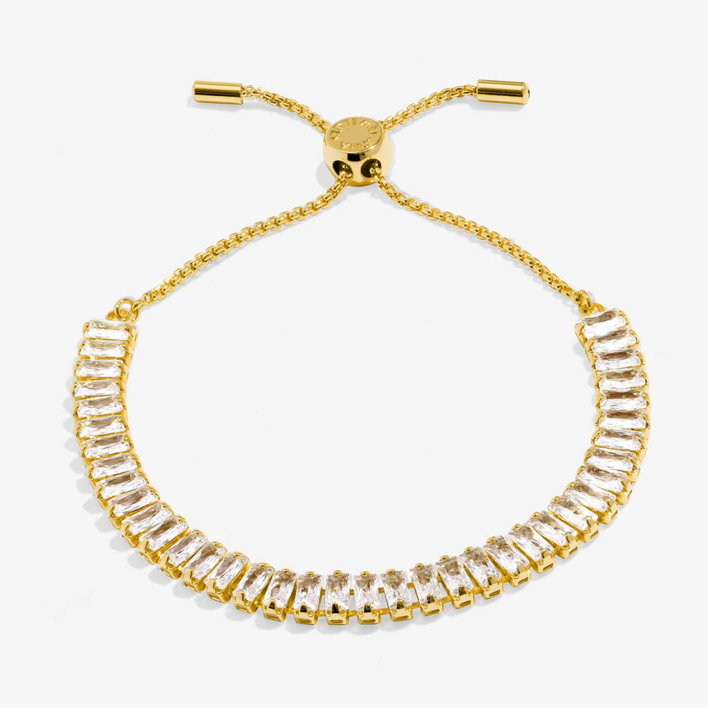 Joma Jewellery Bracelet Bar Gold Tennis Gold Plated Bracelet