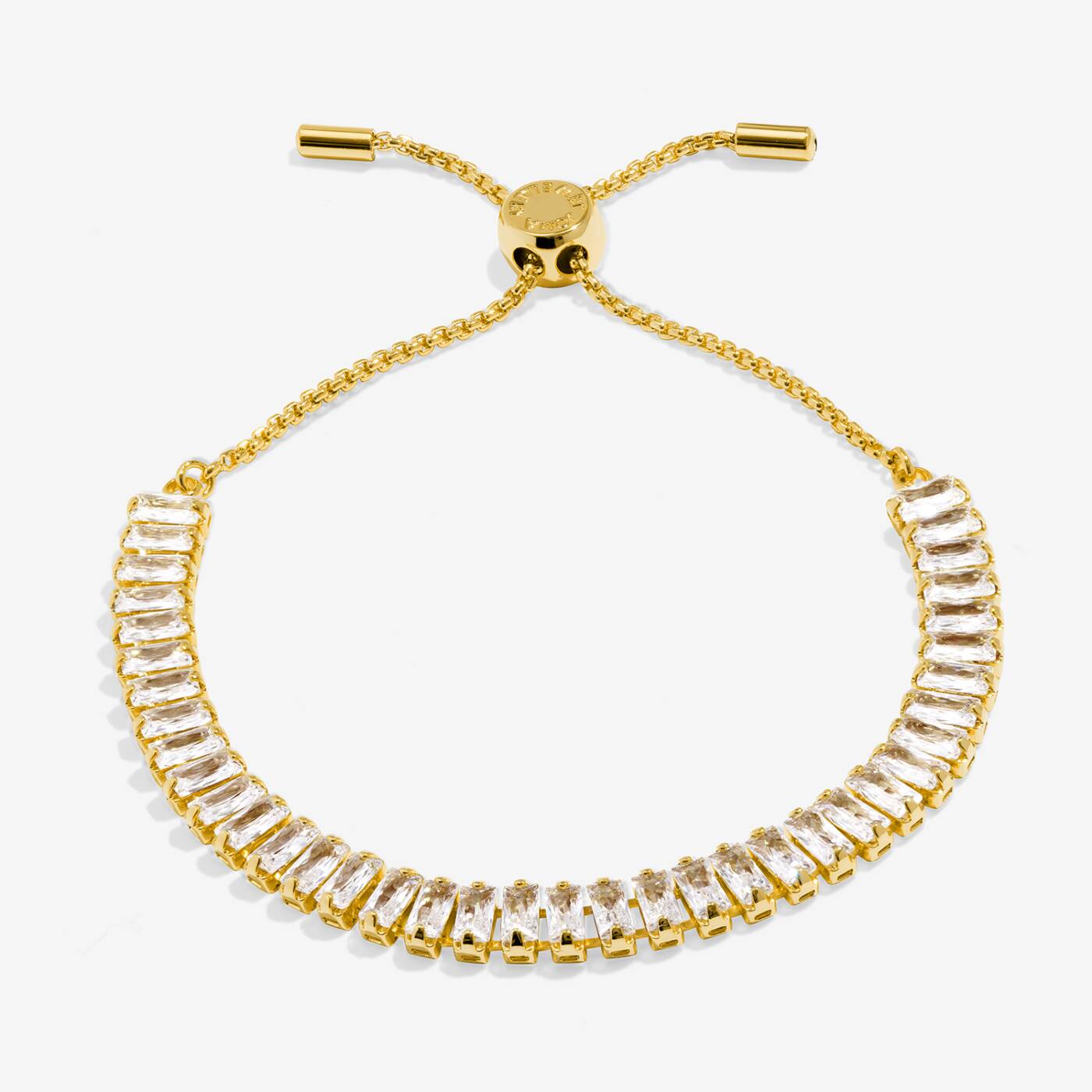 Joma Jewellery Bracelet Bar Gold Tennis Gold Plated Bracelet