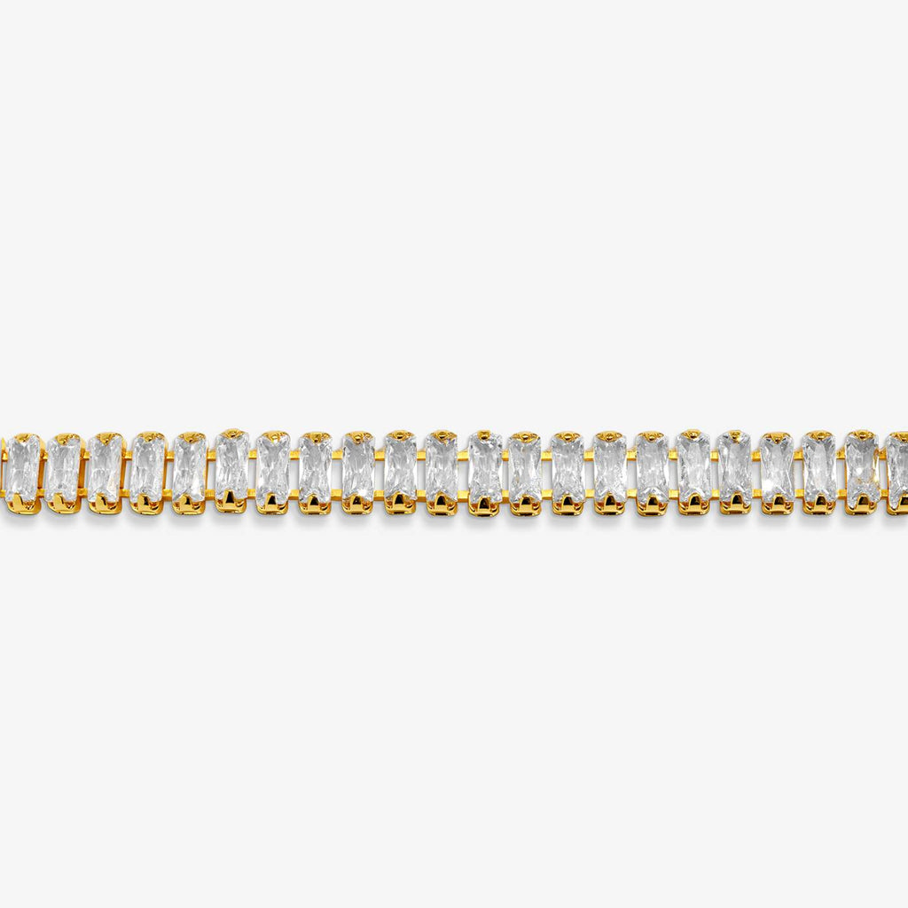 Joma Jewellery Bracelet Bar Gold Tennis Gold Plated Bracelet