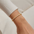 Joma Jewellery Bracelet Bar Round Cz Tennis Gold Plated Bracelet