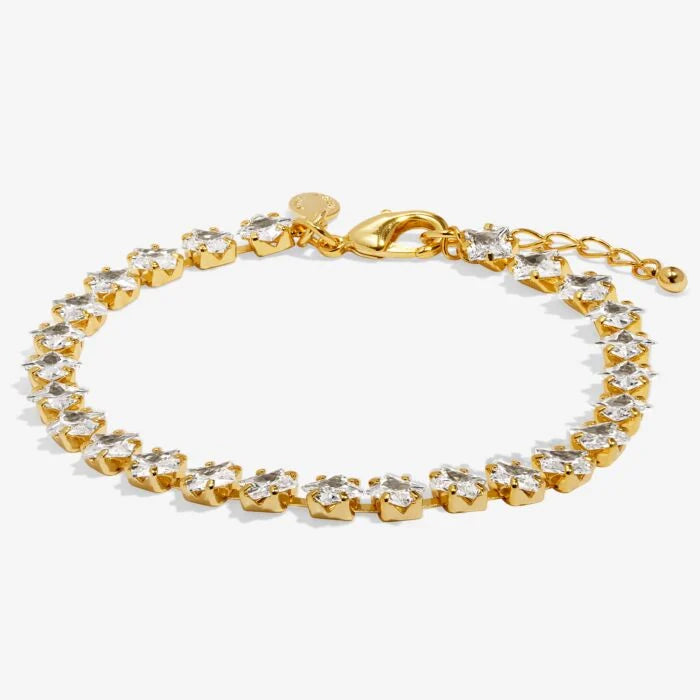 Joma Jewellery Bracelet Bar Tennis Gold Plated Bracelet