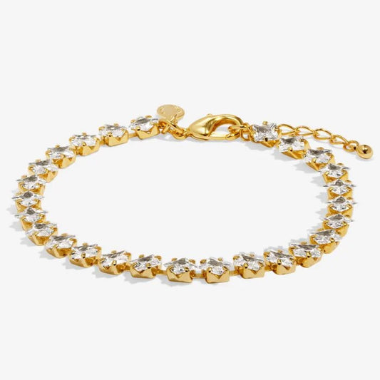 Joma Jewellery Bracelet Bar Tennis Gold Plated Bracelet