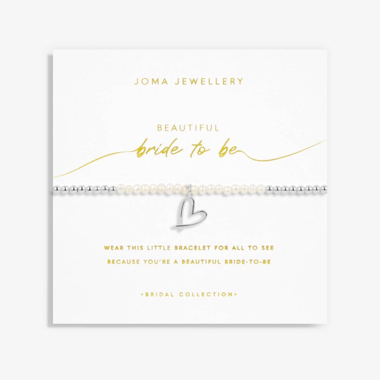Joma Jewellery Bridal Pearl Bracelet Bride To Be Silver Bracelet