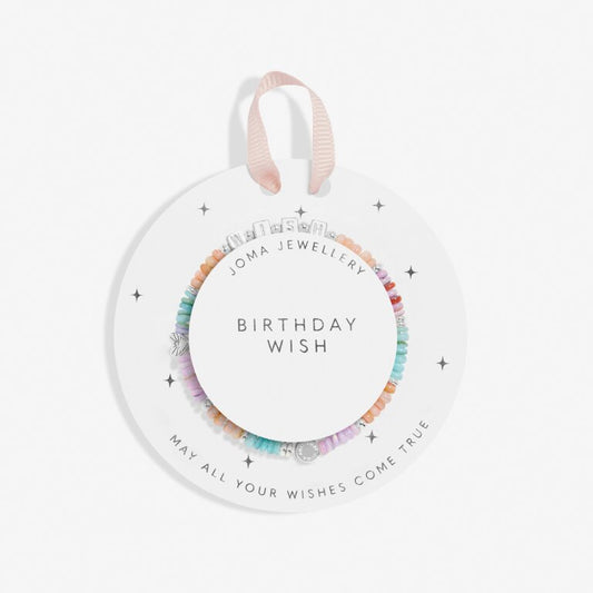 Joma Jewellery Children's Happy Little Moments Birthday Wish Silver Plated Bracelet