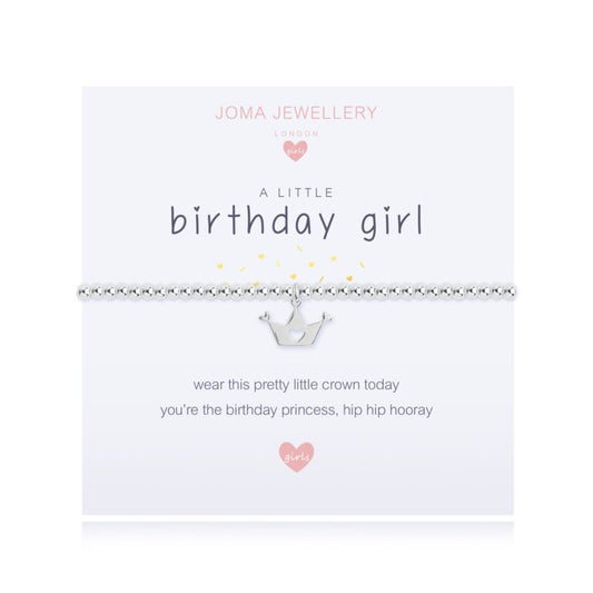 Joma Jewellery Childrens A Little Birthday Girl Bracelet