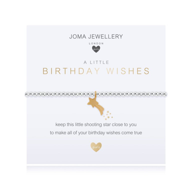 Joma Jewellery Childrens A Little Birthday Wishes Bracelet