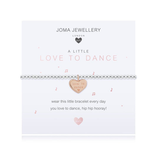 Joma Jewellery Childrens A Little Love To Dance Bracelet
