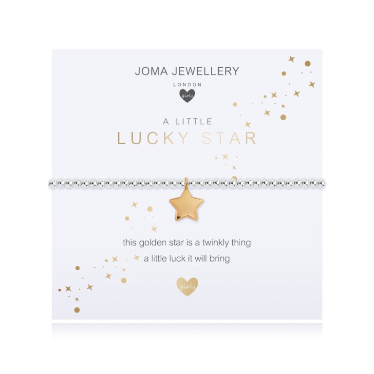 Joma Jewellery Childrens A Little Lucky Star Bracelet