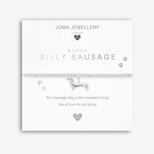 Joma Jewellery Childrens A Little Silly Sausage Bracelet