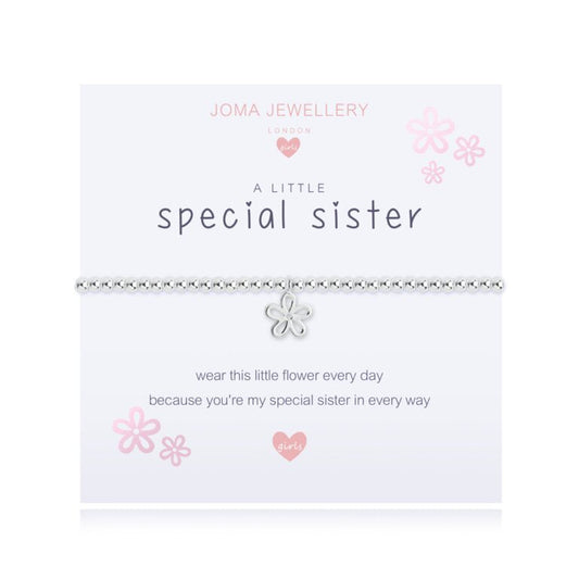 Joma Jewellery Childrens A Little Special Sister Bracelet