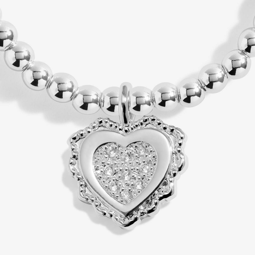 Joma Jewellery Christmas A Little Family Is The Heart Of Christmas Silver Plated Bracelet