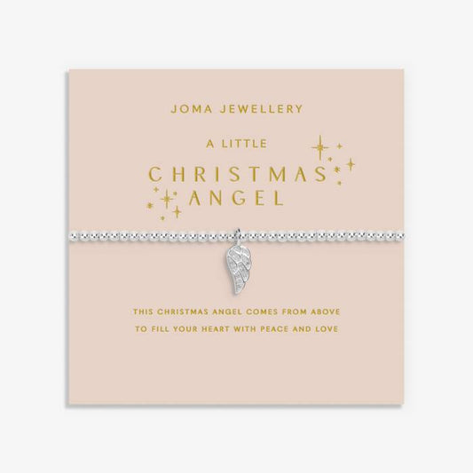 Joma Jewellery Christmas A Little Christmas Angel Silver Plated Bracelet