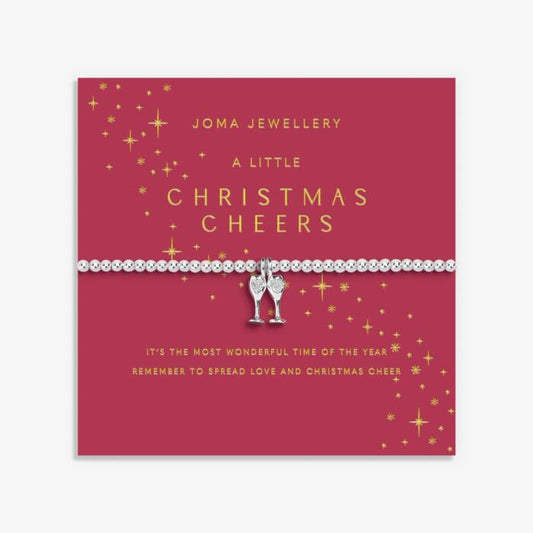 Joma Jewellery Christmas A Little Christmas Cheers Silver Plated Bracelet