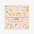 Joma Jewellery Christmas A Little Merry Christmas Fabulous Friend Gold Plated Bracelet