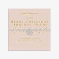 Joma Jewellery Christmas A Little Merry Christmas Fabulous Friend Silver Plated Bracelet