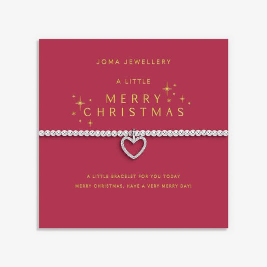 Joma Jewellery Christmas A Little Merry Christmas Silver Plated Bracelet