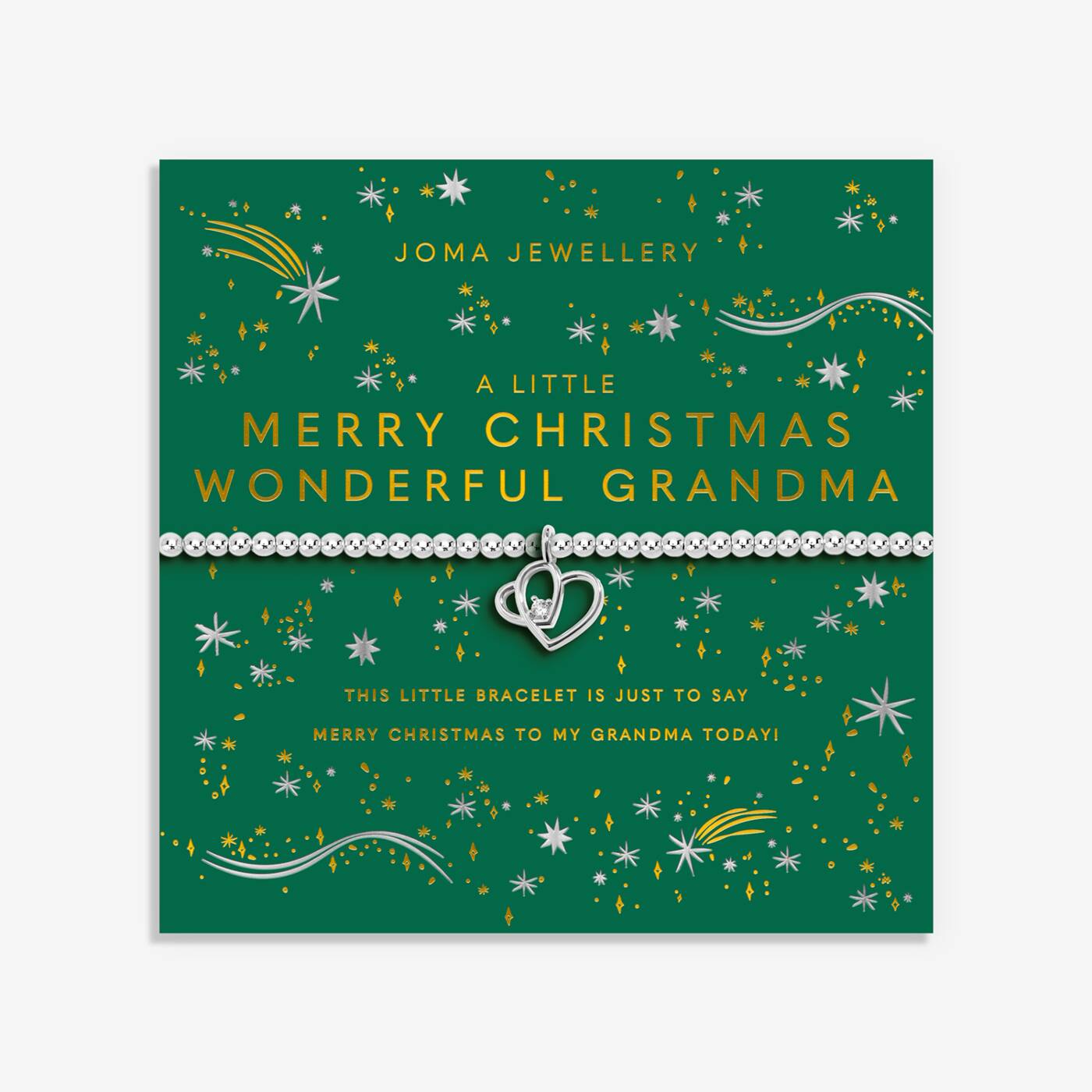 Joma Jewellery Christmas A Little Merry Christmas Super Sister Silver Plated Bracelet