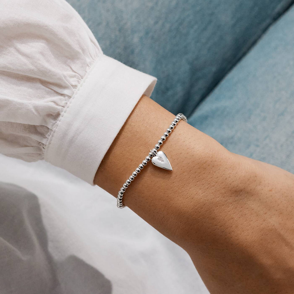 Joma Jewellery Christmas A Little Merry Christmas Wonderful Mum Silver Plated Bracelet