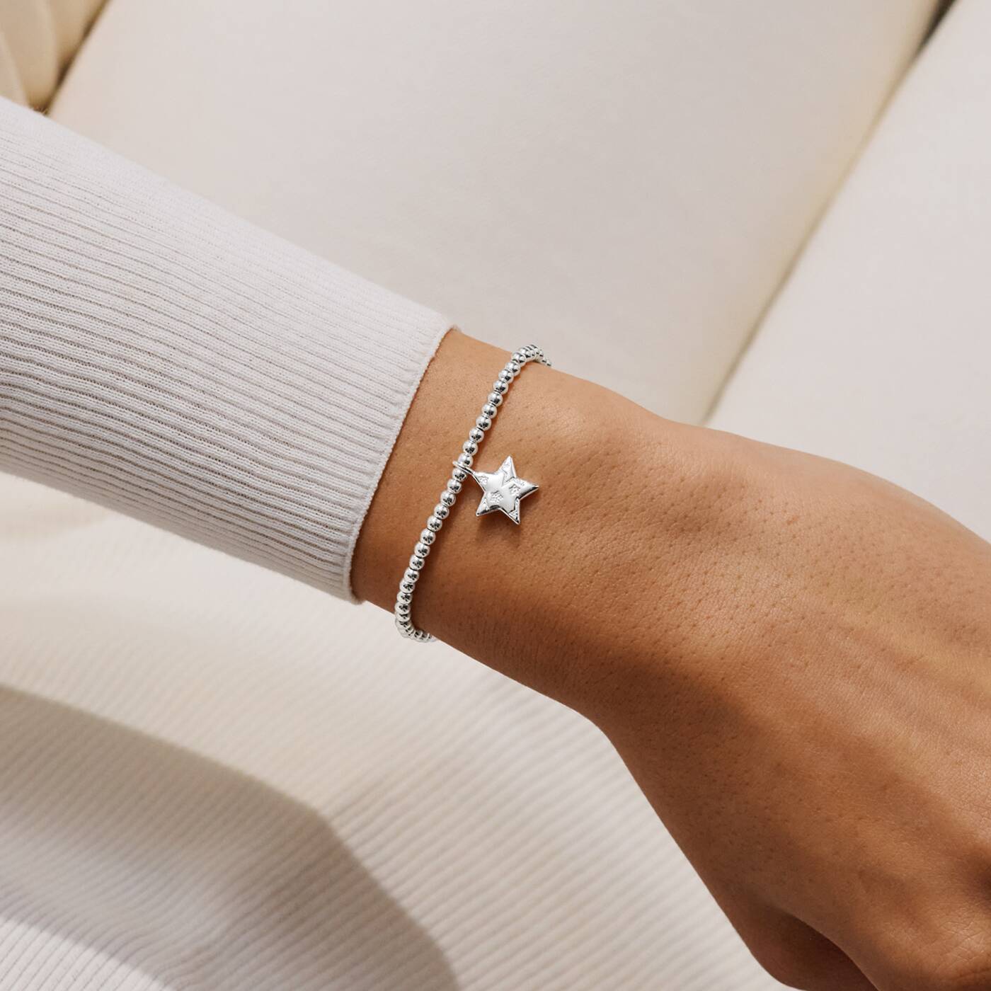 Joma Jewellery Christmas Cracker Merry Christmas Silver Plated Bracelet