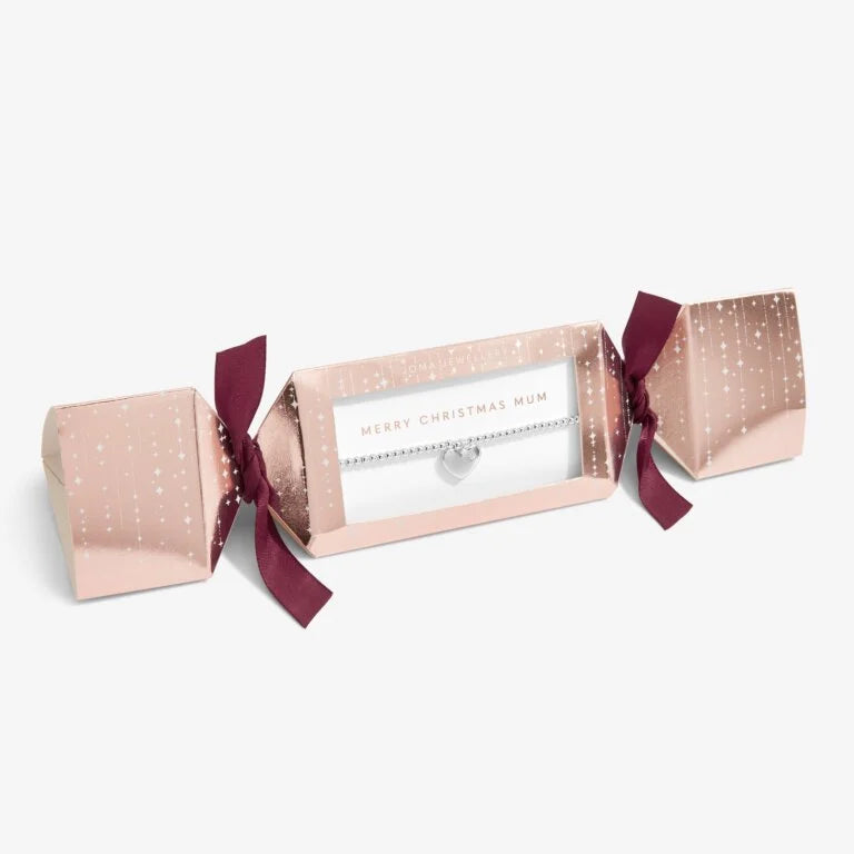 Joma Jewellery Christmas Cracker Merry Christmas Mum Silver Bracelet