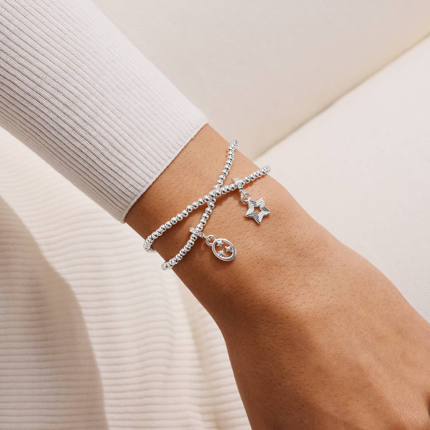 Joma Jewellery Christmas Infinity Bracelets Merry Christmas Silver Plated Linked Bracelets
