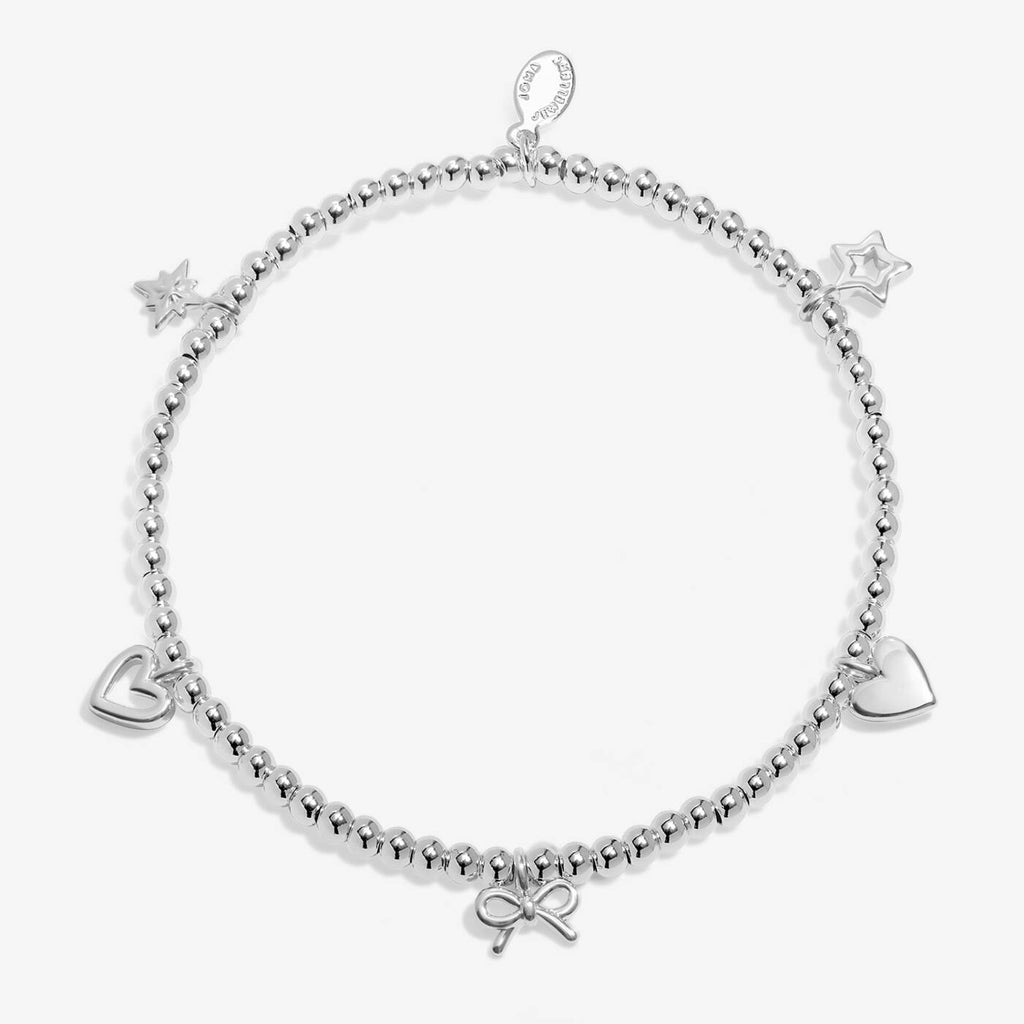 Joma Jewellery Christmas Life's A Charm Merry Christmas Silver Plated Bracelet