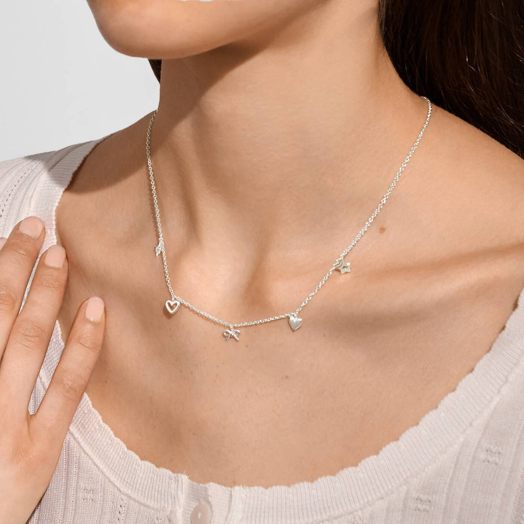 Joma Jewellery Christmas Life's A Charm Merry Christmas Silver Plated Necklace