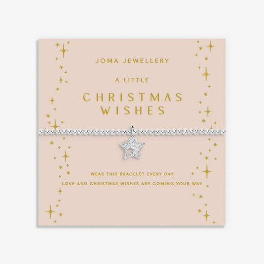Joma Jewellery Christmas A Little Christmas Wishes Silver Plated Bracelet