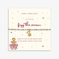 Joma Jewellery Christmas Little Stories Fizz The Season Silver & Gold Plated Bracelet