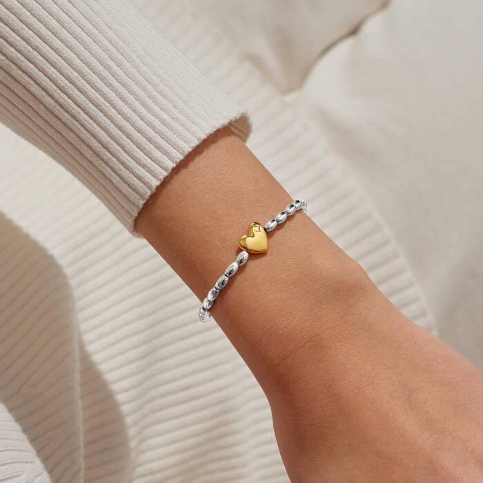 Joma Jewellery Christmas Wish Season To Sparkle Silver & Gold Plated Bracelet