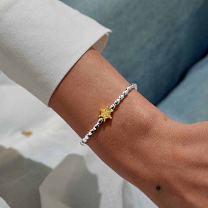 Joma Jewellery Christmas Wish Winter Wishes Silver & Gold Plated Bracelet