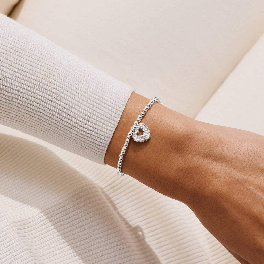 Joma Jewellery Christmas Cracker With Love Silver Plated Bracelet