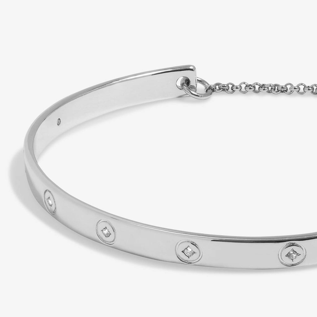 Joma Jewellery Classic Collection CZ Silver Plated Bangle