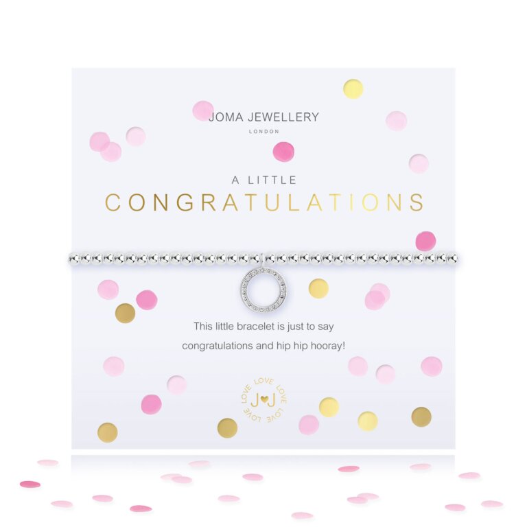 Joma Jewellery Confetti A Little Congratulations Bracelet
